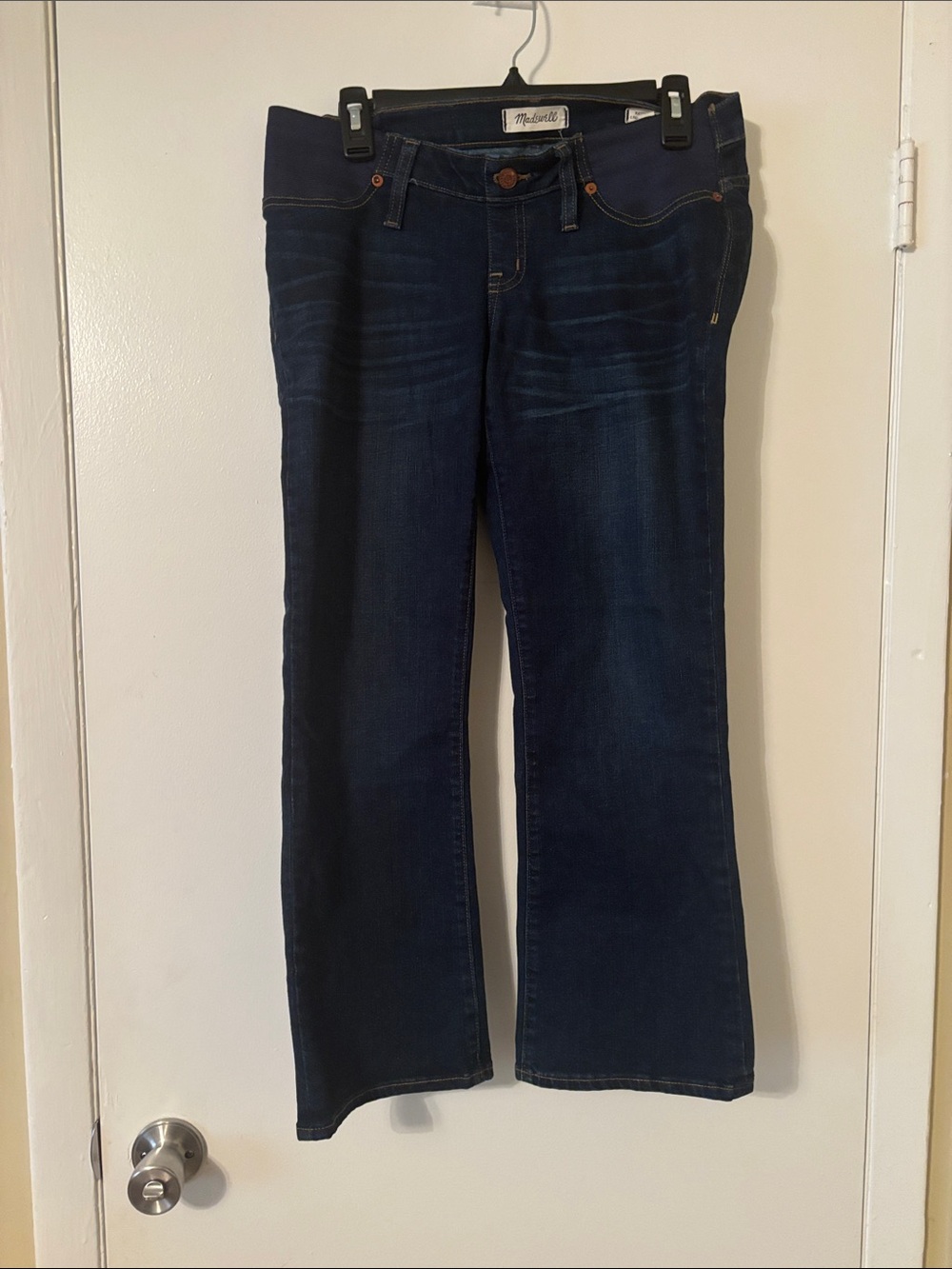 Madewell Maternity Cali Demi Boot Jeans